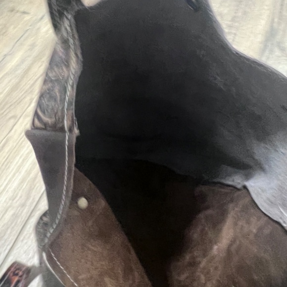 Dancing Cactus Designs Leather Tote Bag - Picture 3 of 3